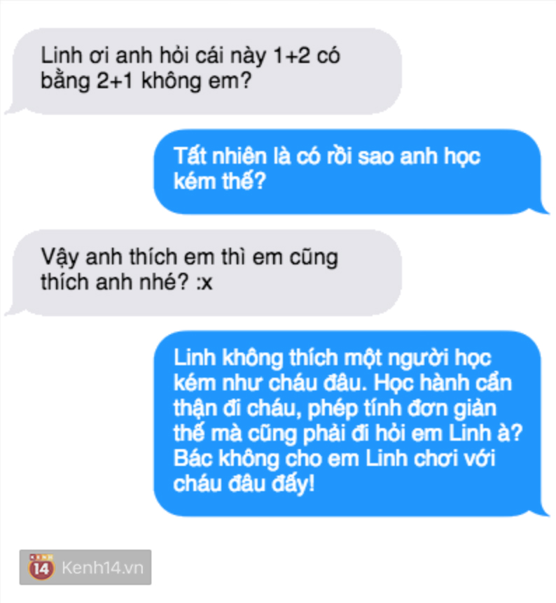 Tỏ t&igrave;nh với crush bằng c&aacute;ch hỏi 1+2 c&oacute; bằng 2+1 kh&ocirc;ng v&agrave; c&aacute;i kết... - Ảnh 5.