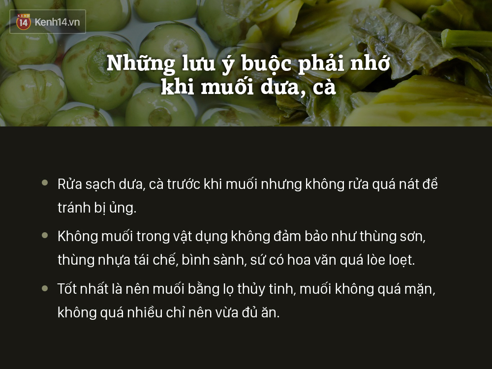 Ăn dưa muối g&acirc;y ung thư: điều n&agrave;y chỉ xảy ra khi ch&uacute;ng ta kh&ocirc;ng biết c&aacute;ch ăn - Ảnh 10.