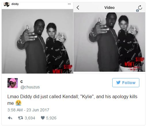 Bạn có phân biệt nổi chị em Kendall và Kylie Jenner? Riêng Diddy thì bó tay toàn tập! - Ảnh 8.