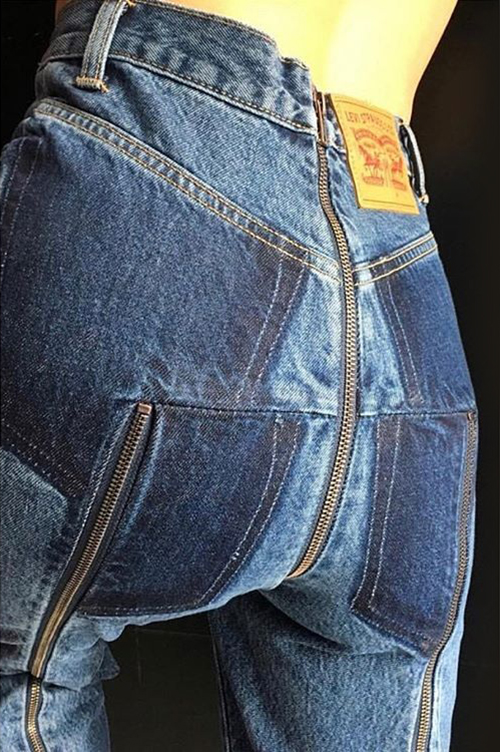 Những lợi ích không tưởng khi mặc quần jeans có phéc-mơ-tuya ở mông - Ảnh 1.