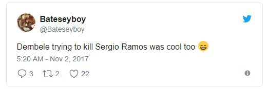Fan hả hê khi tiền vệ Tottenham suýt đá gãy chân Ramos - Ảnh 3.