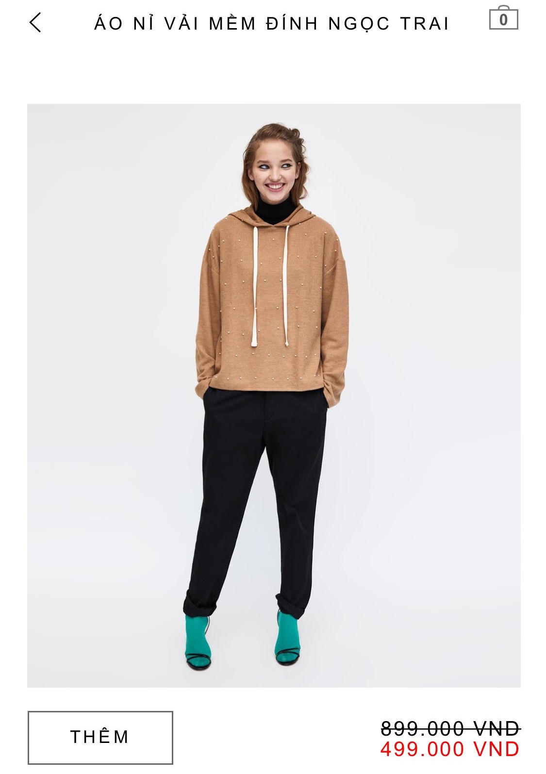 14 mẫu áo len, áo nỉ dưới 500.000 VNĐ trendy đáng sắm nhất đợt sale này của Zara - Ảnh 9.