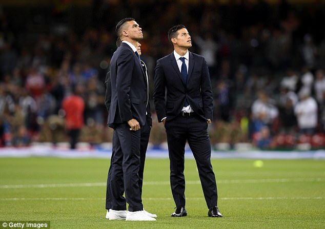 Vợ James Rodriguez bức xúc, báo hiệu chồng sắp sang Anh - Ảnh 1.