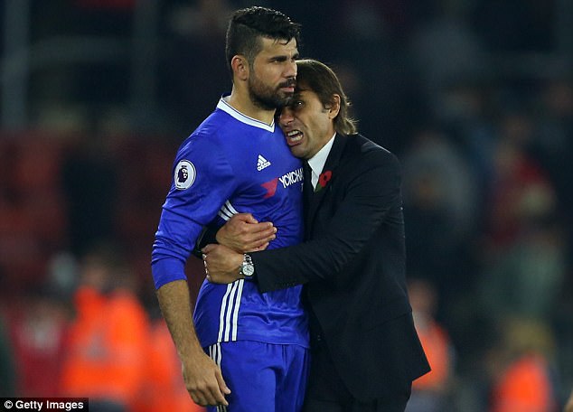 Diego Costa hành xử thế này, chẳng trách bị tống cổ khỏi Chelsea - Ảnh 1.