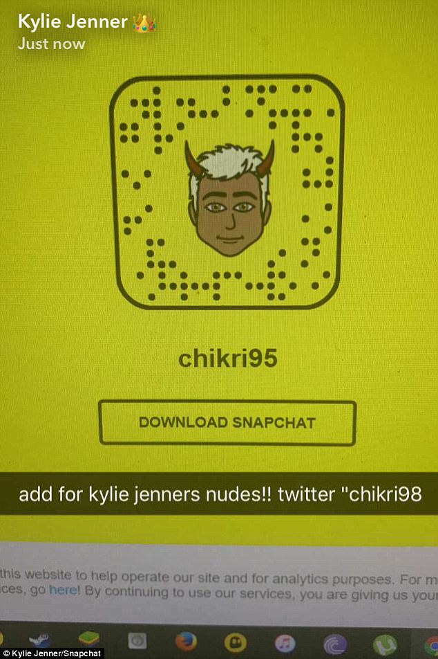 Hacker tấn công tài khoản Snapchat của Kylie Jenner và tuyên bố sẽ tung ảnh nude - Ảnh 1.