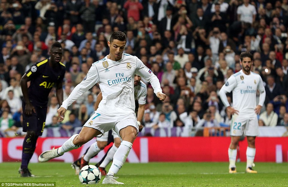 Ronaldo ghi bàn trên chấm penalty, Real Madrid thoát thua Tottenham - Ảnh 11. Ronaldo ghi bàn trên chấm penalty, Real Madrid thoát thua Tottenham - Ảnh 11.