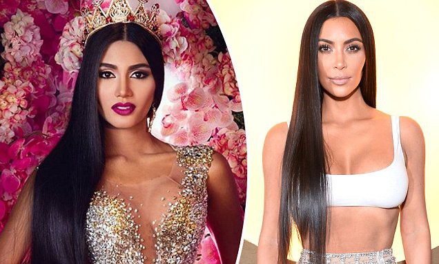 Tân Hoa hậu Venezuela bỗng được chú ý vì sở hữu nhan sắc giống hệt Kim Kardashian - Ảnh 2.