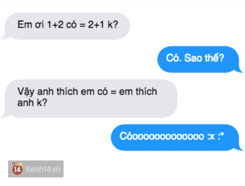 Tỏ t&igrave;nh với crush bằng c&aacute;ch hỏi 1+2 c&oacute; bằng 2+1 kh&ocirc;ng v&agrave; c&aacute;i kết... - Ảnh 15.