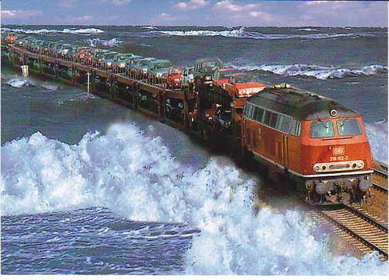 Cận cảnh tàu hỏa chạy xuyên biển - công trình vĩ đại của người Đức giống hệt như One Piece - Ảnh 6.
