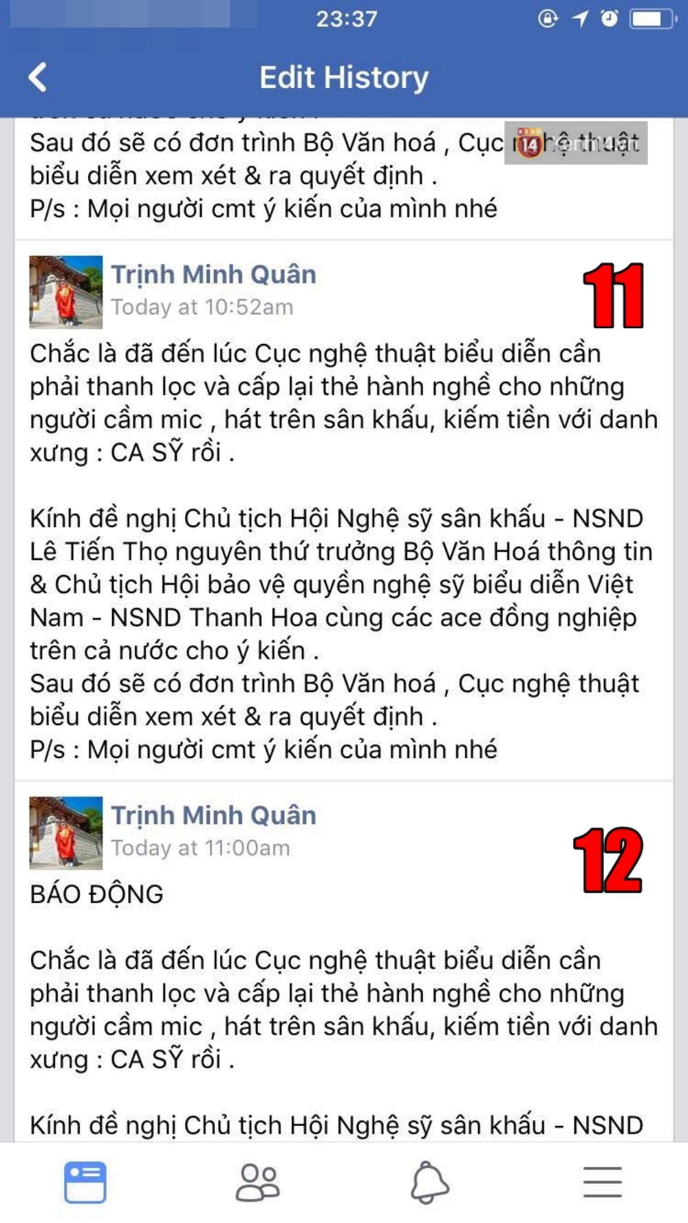 Người ta uốn lưỡi 7 lần trước khi nói, Minh Quân sửa hẳn MƯỜI TÁM lần khi đăng status đá xéo Chi Pu - Ảnh 7.