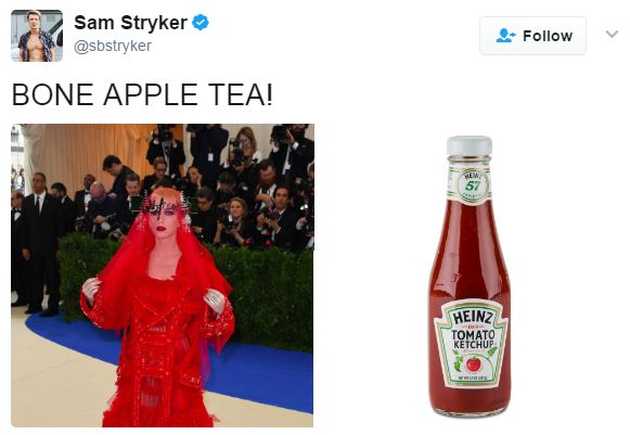 Xuất hiện như y&ecirc;u qu&aacute;i ở Met Gala, Katy Perry bị chế ảnh h&agrave;i so s&aacute;nh với đủ thứ - Ảnh 10.