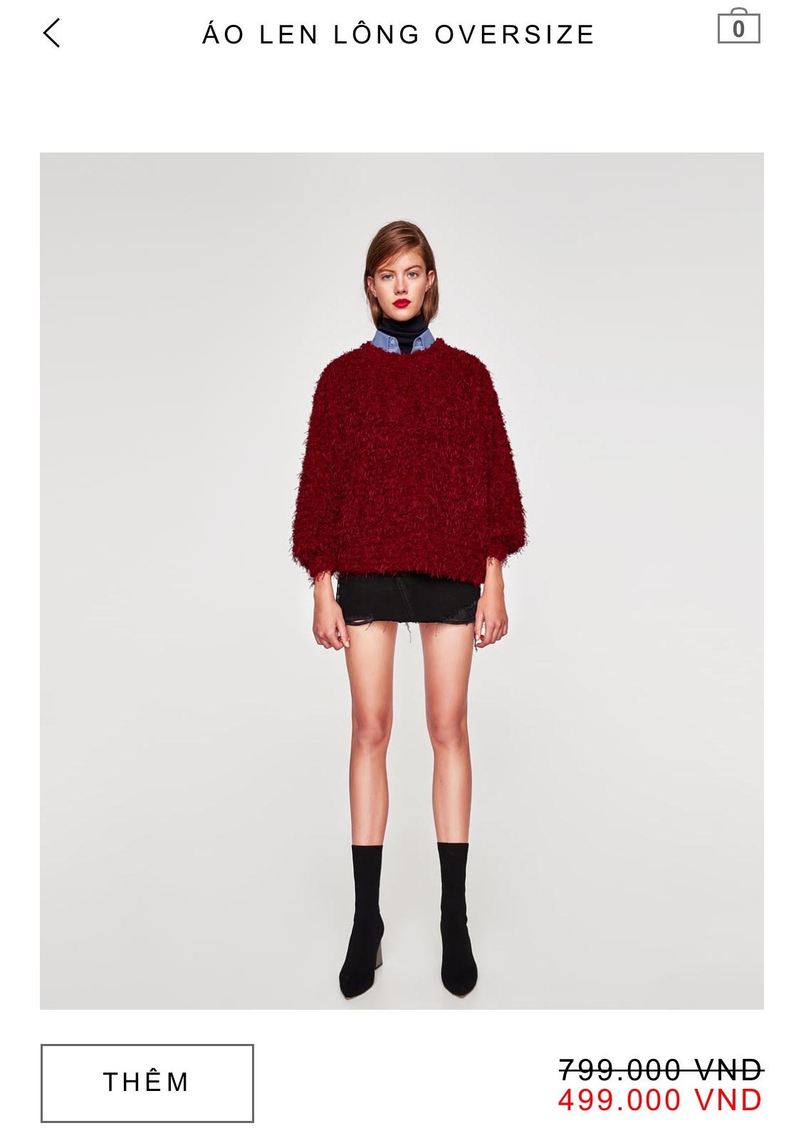14 mẫu áo len, áo nỉ dưới 500.000 VNĐ trendy đáng sắm nhất đợt sale này của Zara - Ảnh 5.