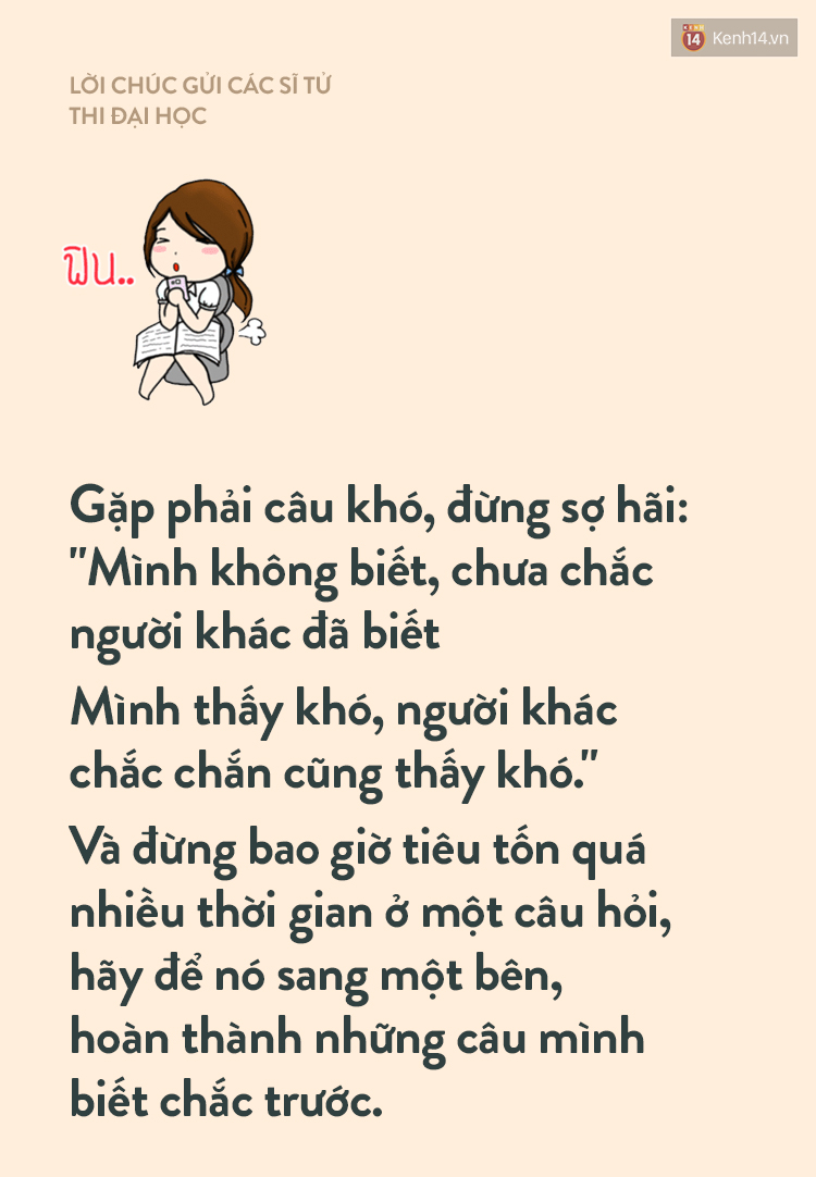 Ngày thi đến rồi, 99er đừng quên những lời nhắn này nhé!