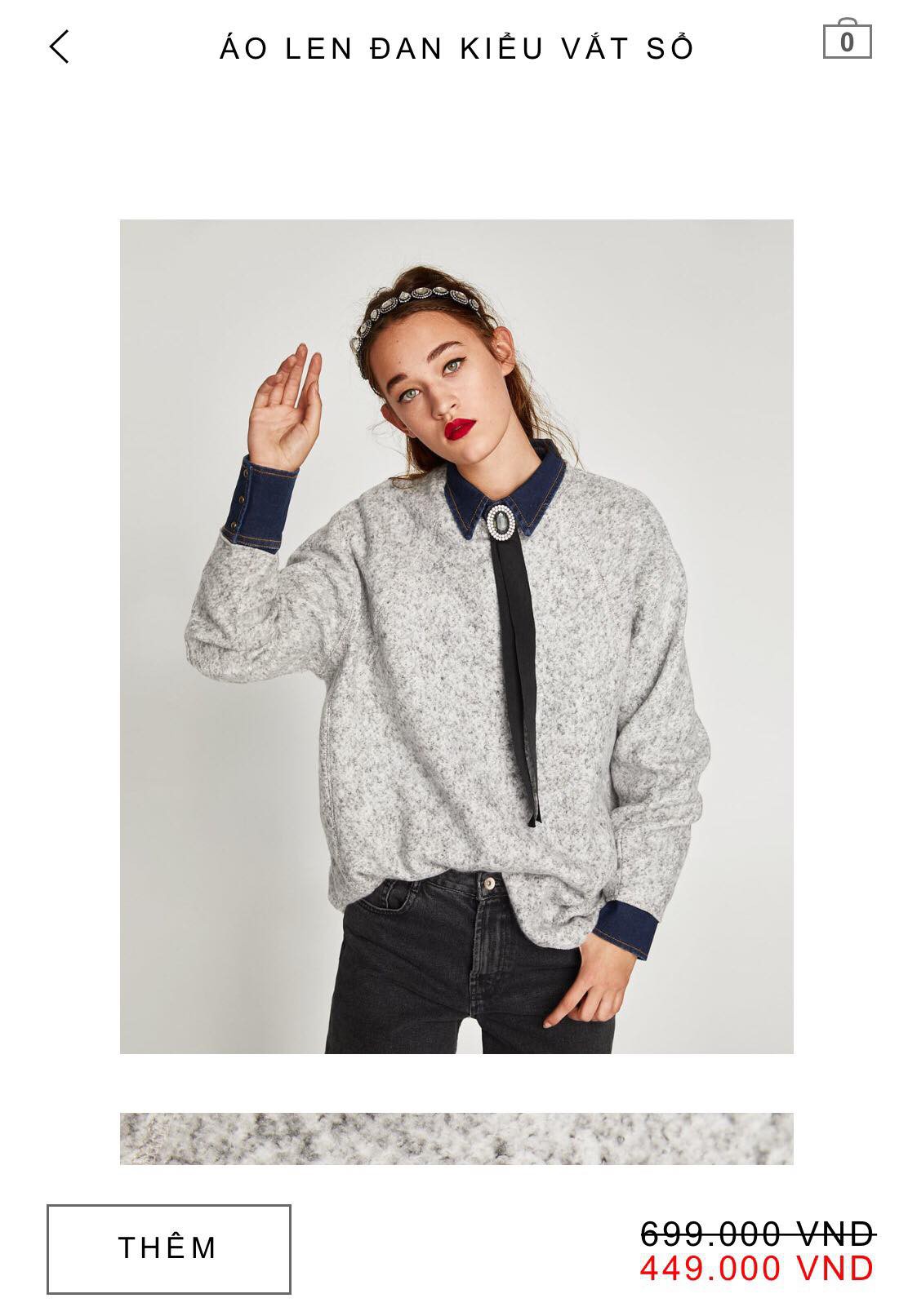 14 mẫu áo len, áo nỉ dưới 500.000 VNĐ xinh xắn, trendy đáng sắm nhất đợt sale này của Zara - Ảnh 8. 14 mẫu áo len, áo nỉ dưới 500.000 VNĐ xinh xắn, trendy đáng sắm nhất đợt sale này của Zara - Ảnh 8.