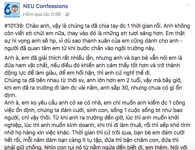 Chia tay vì bạn trai đã 30 tuổi nhưng công việc chưa có, đến cái xe bố mẹ còn phải mua - Ảnh 1.