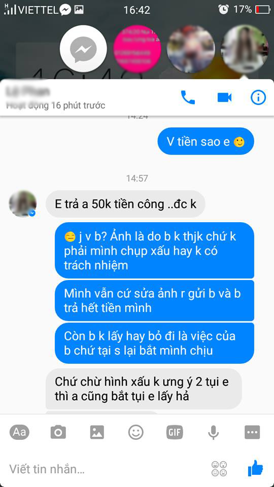 Đà Nẵng: Hai chị em thuê thợ chụp hình Tết xong chỉ trả công 50k và đòi tiền làm mẫu - Ảnh 5.