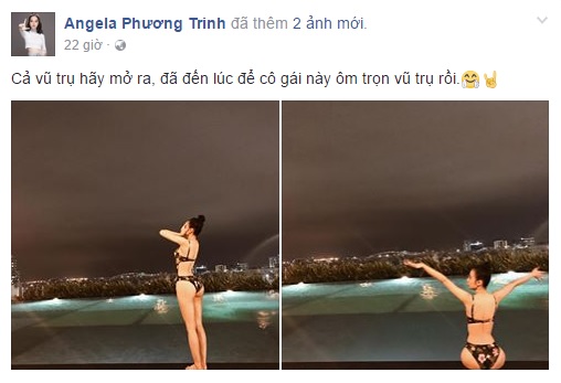 Khoe ảnh mặc bikini bốc lửa, Angela Phương Trinh bị cư dân mạng nghi ngờ đã nâng cấp vòng 3 - Ảnh 1.