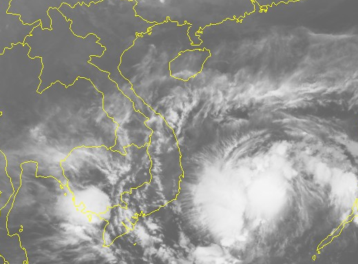 Áp thấp nhiệt đới đã mạnh thành bão số 14, đe dọa các tỉnh Nam Trung Bộ - Ảnh 2.
