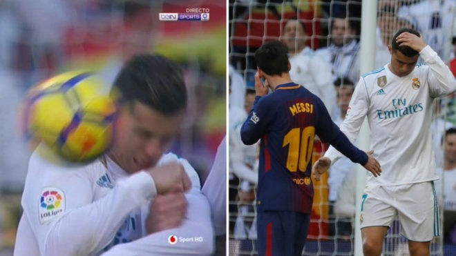 Hành động đẹp của Messi sau khi sút trúng mặt Ronaldo - Ảnh 2.