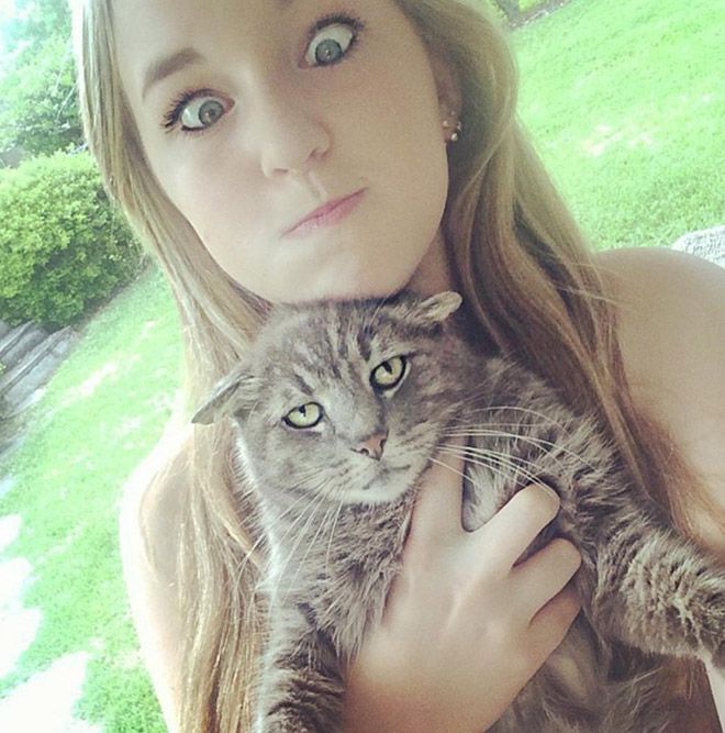 16 ch&uacute; m&egrave;o gh&eacute;t cay gh&eacute;t đắng việc selfie c&ugrave;ng chủ nh&acirc;n - Ảnh 5.