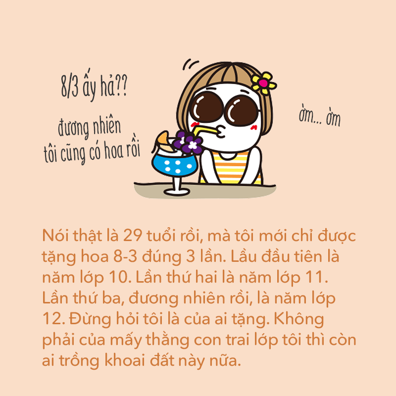 Con gái sắp 30 nhưng vẫn độc thân và suy nghĩ chẳng cần phải vội khi thấy 8-3 ai cũng có quà - Ảnh 1. Con gái sắp 30 nhưng vẫn độc thân và suy nghĩ chẳng cần phải vội khi thấy 8-3 ai cũng có quà - Ảnh 1.