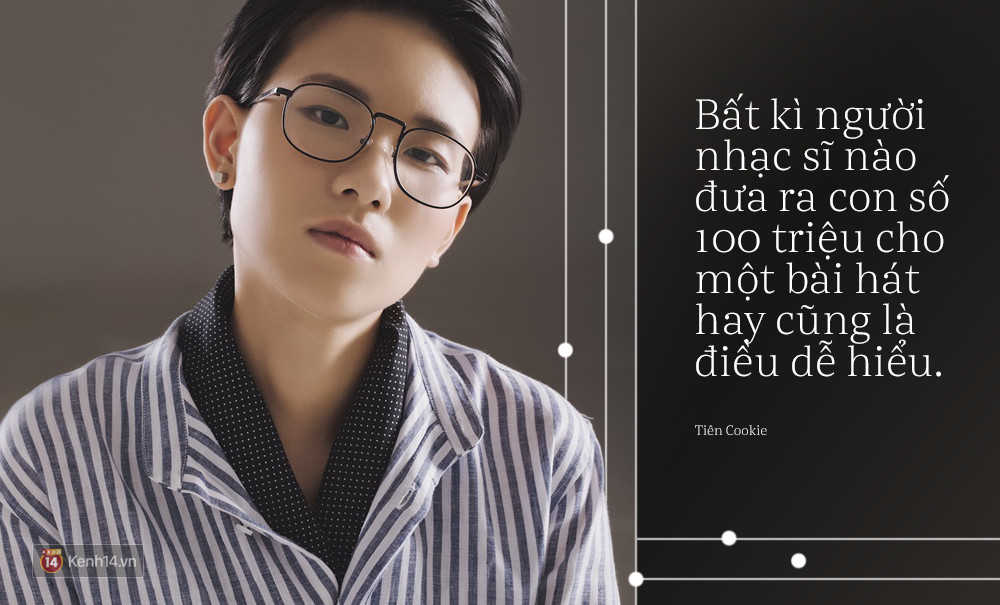 Tiên Cookie "100 triệu cho một bài hát hay cũng chẳng có gì là to tát