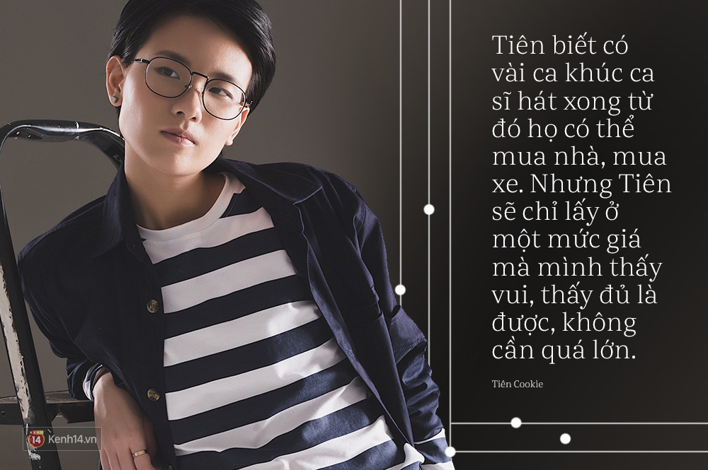 Tiên Cookie "100 triệu cho một bài hát hay cũng chẳng có gì là to tát