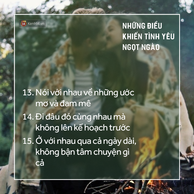 21 điều càng chăm làm, các cặp đôi sẽ càng hạnh phúc - Ảnh 9. 21 điều càng chăm làm, các cặp đôi sẽ càng hạnh phúc - Ảnh 9.