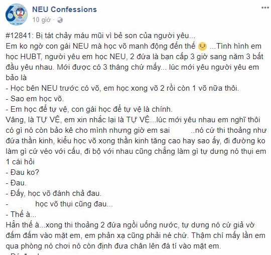 Thanh ni&ecirc;n bẻ son của bạn g&aacute;i nhận hậu quả đẫm m&aacute;u theo nghĩa đen - Ảnh 1.