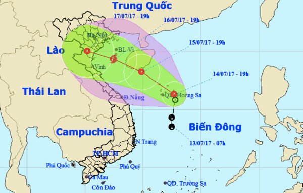 Cấm tàu thuyền tại các tỉnh Nghệ An và Hà Tĩnh ra khơi do bão số 2 - Ảnh 1.