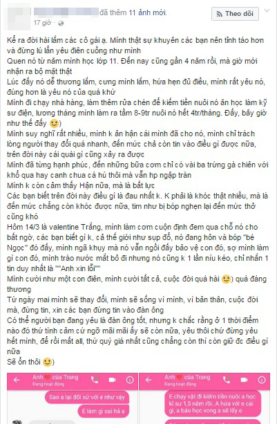 Tiết kiệm từng đồng nuôi bạn trai ăn học 4 năm trời, cuối cùng cô gái nhận cái kết quá xót xa - Ảnh 1.