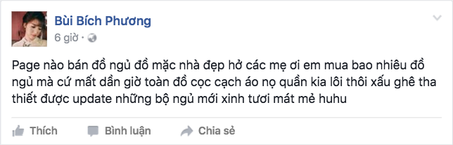 Thánh lầy Bích Phương đáp trả thế nào trước bình luận Đi ngủ thì cần gì mặc đồ của Hoàng Tôn? - Ảnh 1.