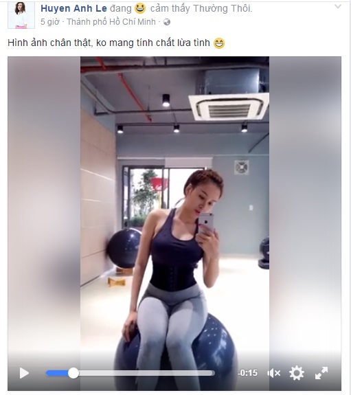 Bà Tưng lại gây sốt với clip tạo dáng khoe thân hình siêu chuẩn trong phòng gym - Ảnh 1.