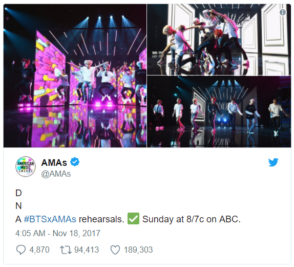 Kpop fan náo loạn trước loạt ảnh trên sân khấu American Music Awards của BTS - Ảnh 1.