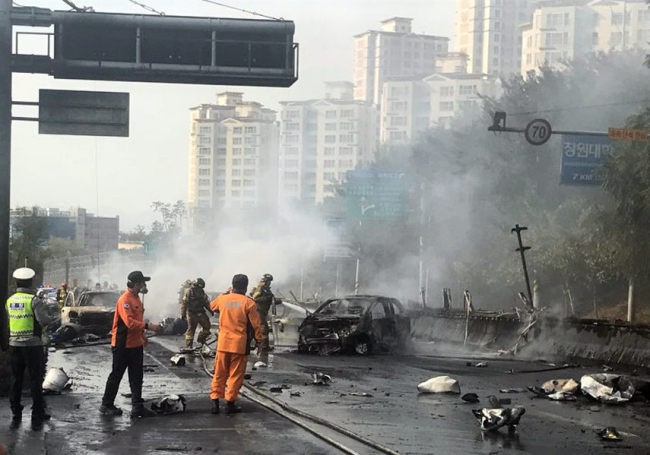Vụ nổ xe chở dầu kinh hoàng khiến 3 người thiệt mạng tại Hàn Quốc: Cảnh sát đã tìm ra nguyên nhân - Ảnh 3.