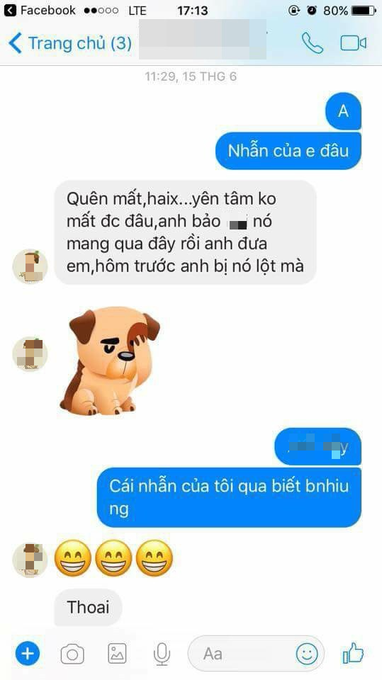 Thanh niên lầy nhất năm: Mượn nhẫn vàng của bạn đeo thử tí rồi 7 tháng sau vẫn vòng vo không trả - Ảnh 2. Thanh niên lầy nhất năm: Mượn nhẫn vàng của bạn đeo thử tí rồi 7 tháng sau vẫn vòng vo không trả - Ảnh 2.