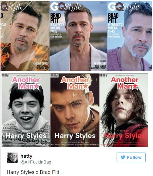 Bộ ảnh buồn hậu ly hôn của Brad Pitt bị nghi nhái Harry Styles - Ảnh 8.