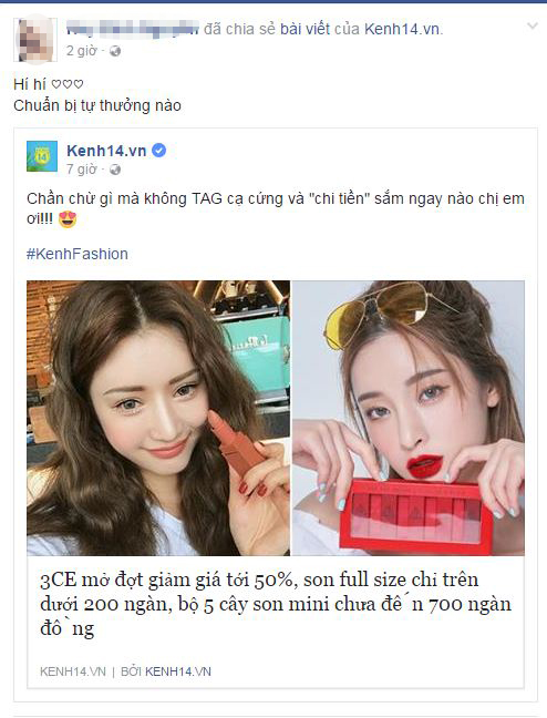Cư dân mạng vui mừng trước thông tin về đợt giảm giá tới 50% của mỹ phẩm 3CE - Ảnh 6.