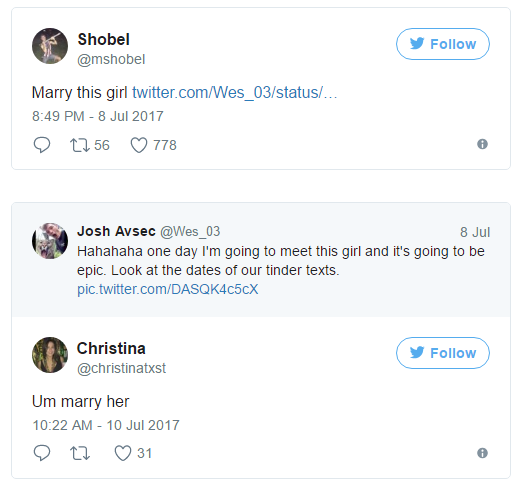 Cặp đ&ocirc;i Tinder 3 th&aacute;ng chat với nhau 1 c&acirc;u, 3 năm chưa gặp mặt lần n&agrave;o, cộng đồng mạng đang k&ecirc;u cưới đi - Ảnh 4.