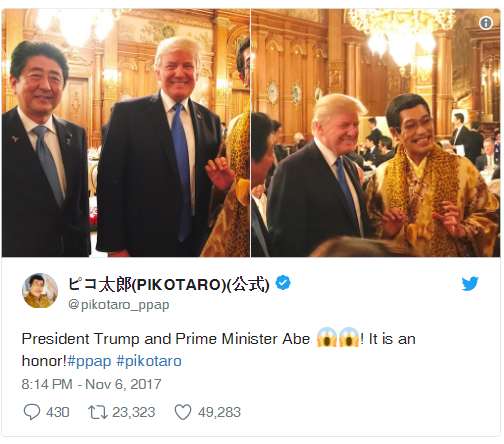 Vinh dự được biểu diễn cho Tổng thống Donald Trump, chủ nhân bản hit Pineapple-Apple-Pen khoe ngay ảnh trên Twitter - Ảnh 3.