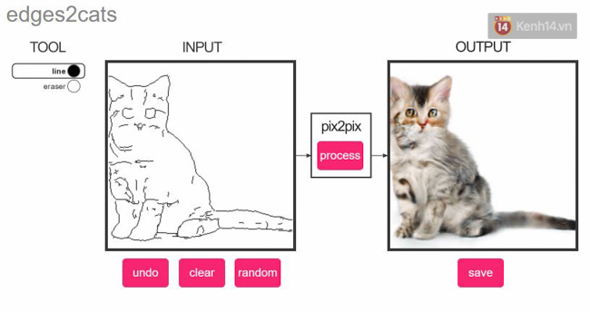 Chỉ cần vài nét vẽ nguệch ngoạc, công cụ này sẽ cho ra những con mèo quái vật - Ảnh 1.