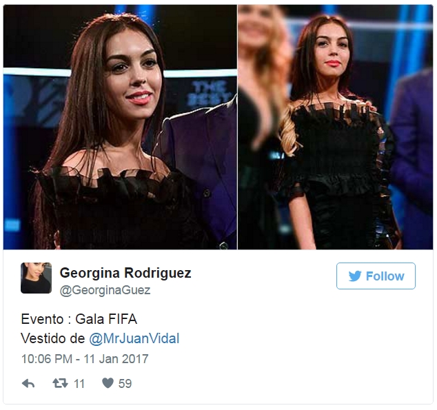 Mở tài khoản Twitter, Georgina Rodriguez khen Ronaldo đầu tiên - Ảnh 3.