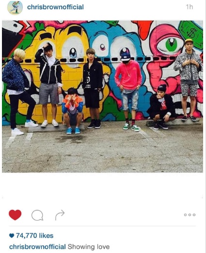 Chris Brown ch&iacute;nh thức đăng k&iacute; theo d&otilde;i Yugyeom (GOT7) tr&ecirc;n Instagram - Ảnh 2.