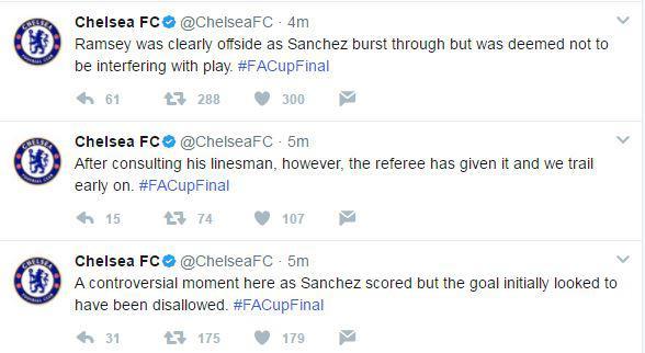 Chelsea đi&ecirc;n tiết v&igrave; trọng t&agrave;i bẻ c&ograve;i c&ocirc;ng nhận b&agrave;n mở tỷ số của Arsenal - Ảnh 2.