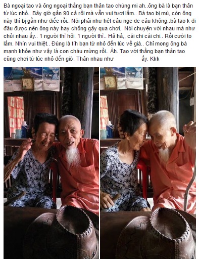 Tình bạn khác giới quá đẹp của cụ ông và cụ bà suốt gần 90 năm khiến cư dân mạng ngưỡng mộ - Ảnh 1. Tình bạn khác giới quá đẹp của cụ ông và cụ bà suốt gần 90 năm khiến cư dân mạng ngưỡng mộ - Ảnh 1.