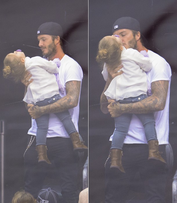 Loạt ảnh chứng minh: Dù lớn thế nào, Harper vẫn sẽ luôn là công chúa nhỏ trong vòng tay che chở của Beckham - Ảnh 8.