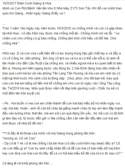 Xót xa cảnh cô gái trẻ bế con đến đám cưới chồng cùng vợ mới bị nhà chồng xua đuổi - Ảnh 1.