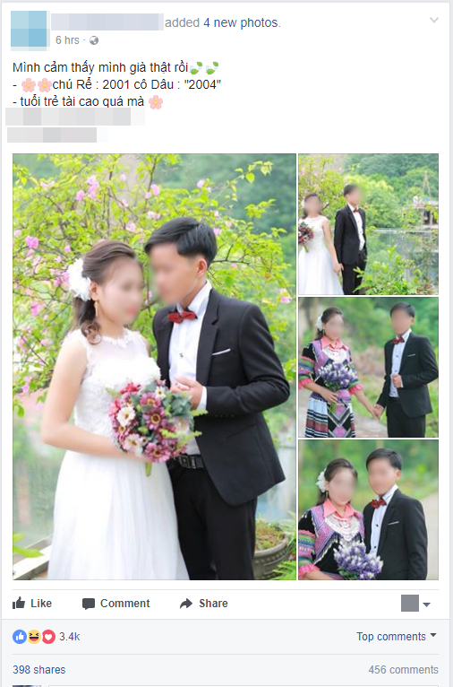 Người chụp bộ ảnh cưới cô dâu 13 tuổi cùng chú rể 16 tuổi ở Lào Cai: Do tục lệ của người dân tộc HMông như vậy - Ảnh 1.