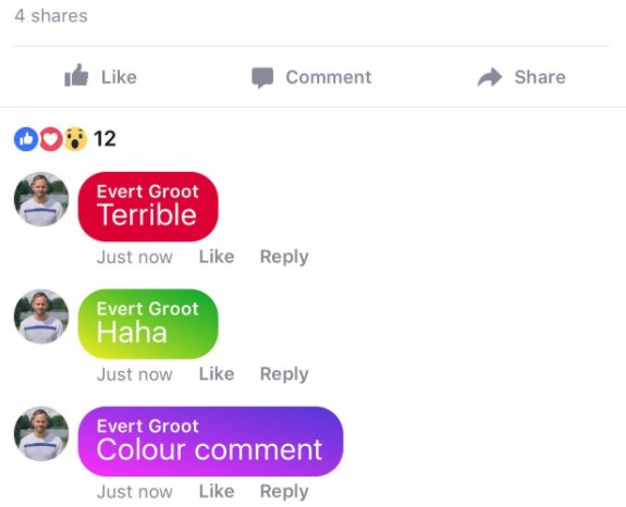 Facebook vừa cho phép người dùng viết comment với phông nền sặc sỡ, bạn đã có chưa? - Ảnh 2.