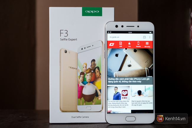 Mở hộp smartphone OPPO F3 với camera selfie kép mà ai cũng phải thích mê - Ảnh 6.